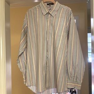 Alan Flusser mens dress shirt used good condition